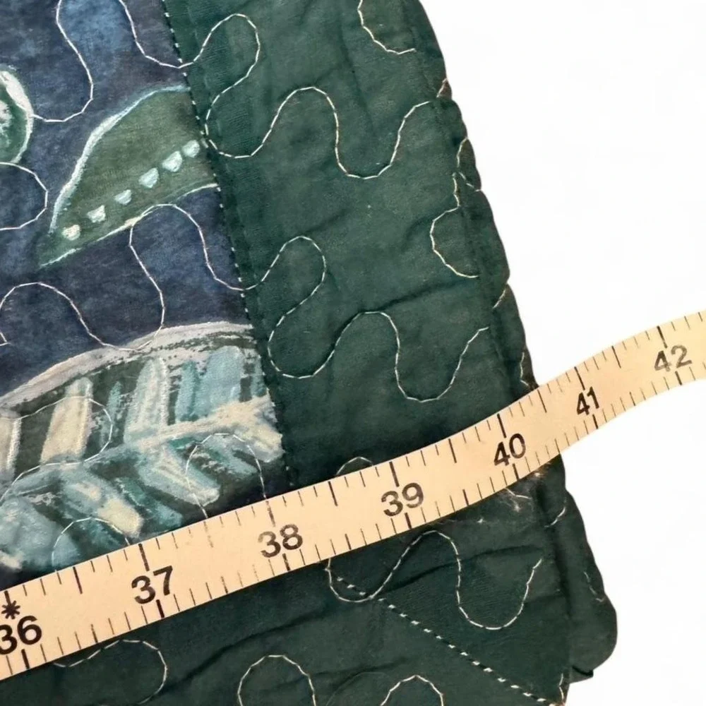 King Size Quilted Pillow‎ Shams with a boho vibe floral patterns
